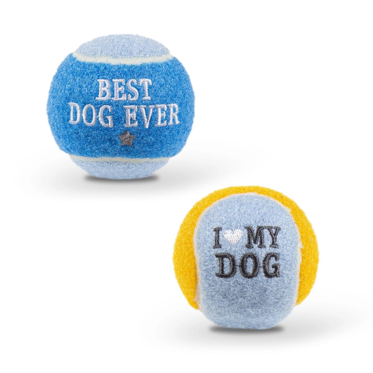 History & Heraldry Personalised Dog Balls – Pet Toy for Fun & Play – Durable, Chew-Resistant Fetch Balls for Small, Medium & Large Dogs (Best Dog Ever)