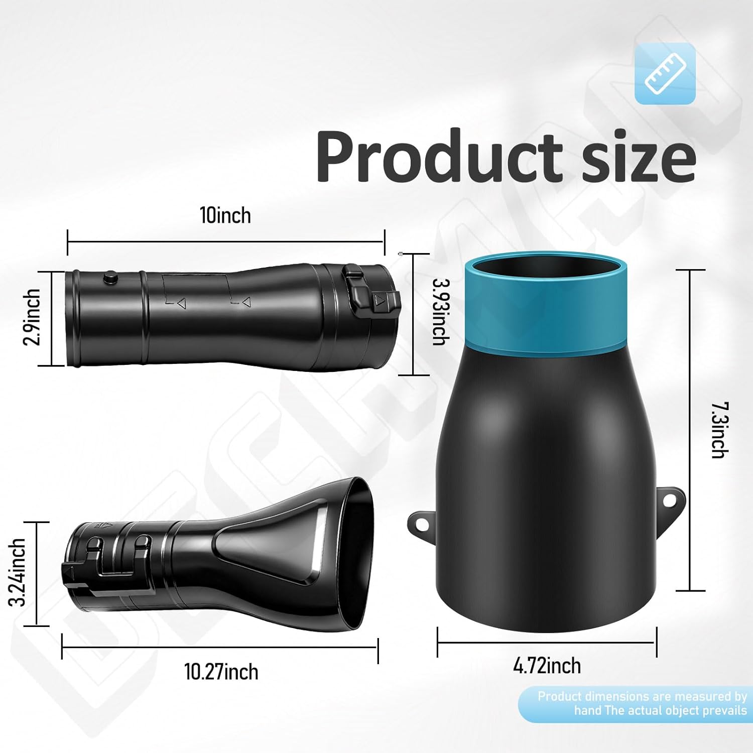 191L13-5 191B21-6 Blower Nozzle Adapter/197889-6 Flat End Nozzle Attachment/Car Drying Nozzle Compatible with Ma-Kita Leaf Blowers XBU03Z XBU03SM1 XBU02Z XBU03 DUB362