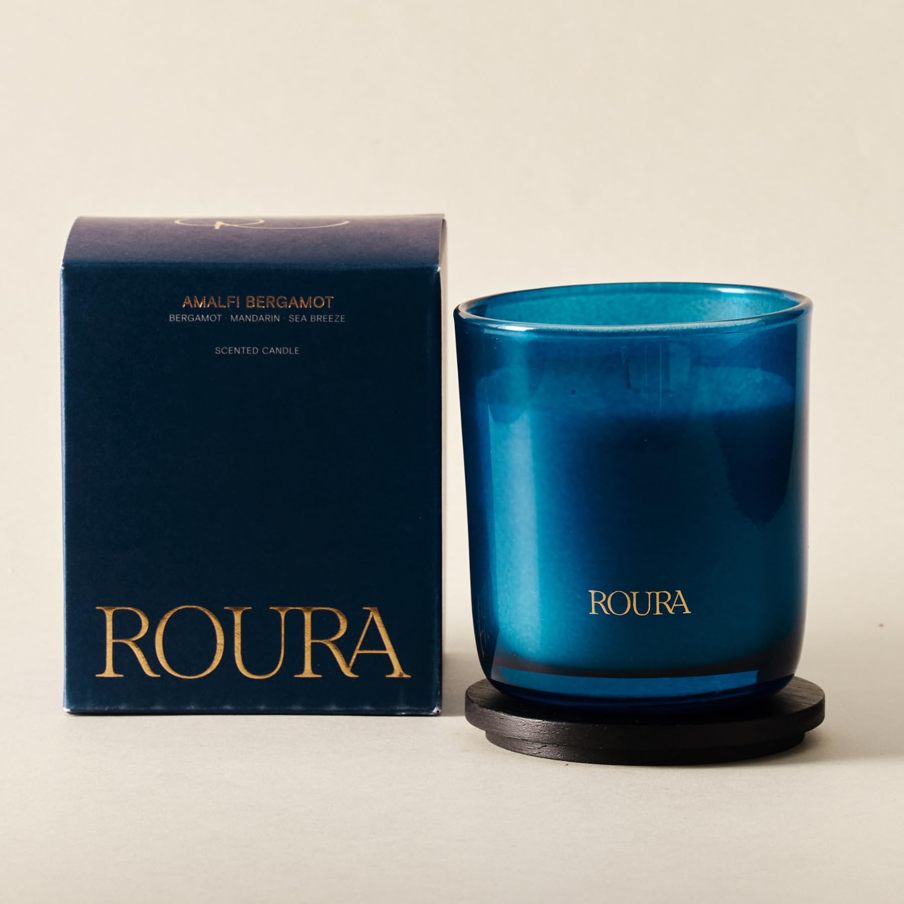 Ceras Roura Bergamot Woods Amalfi Bergamot Scented Candle With Lid - Icon Collection