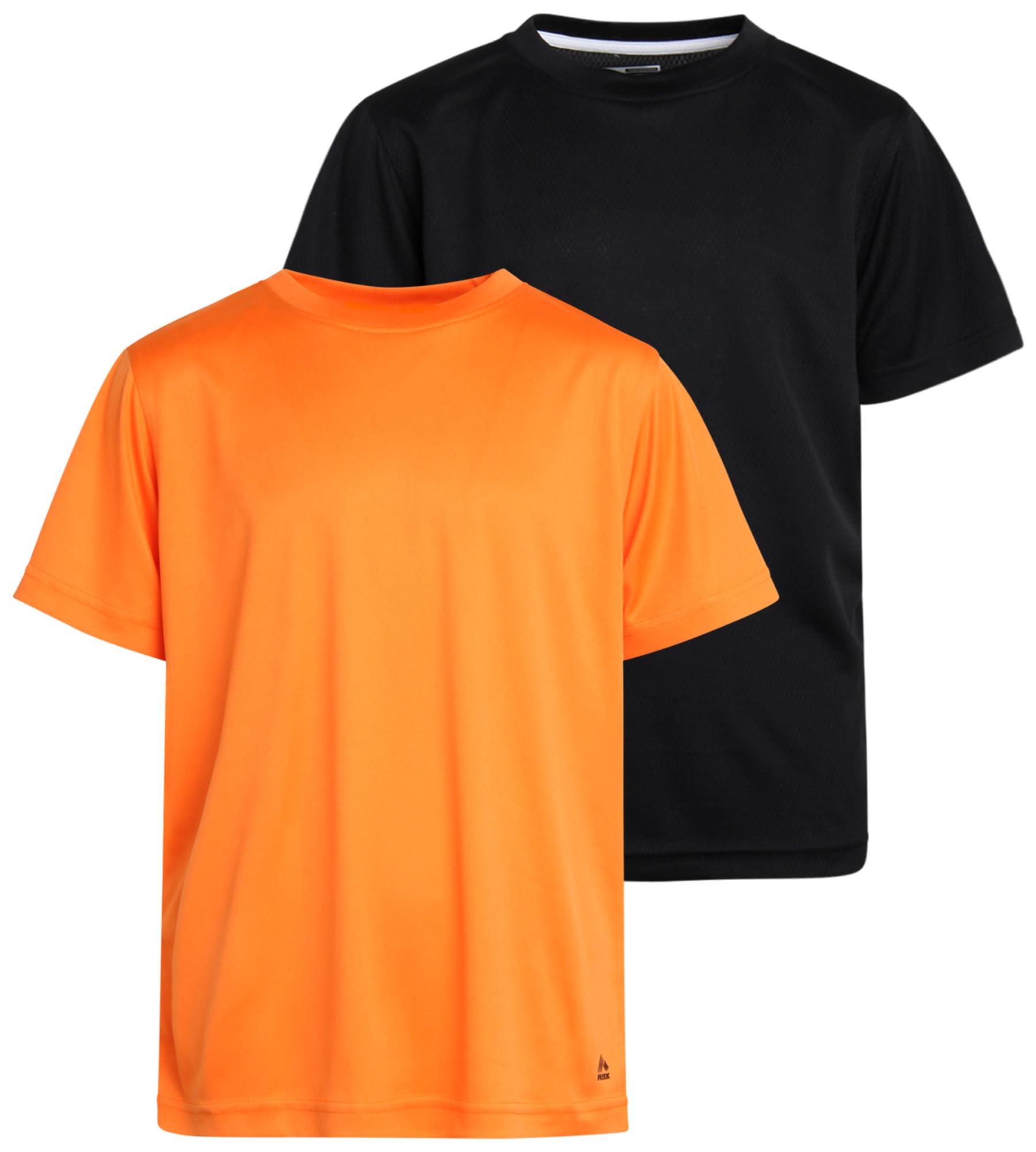 RBXBoys' Athletic T-Shirt - 2 Pack Active Performance Dry-Fit Sports Tee (Size 4-16)