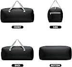 iFARADAY Sac de Voyage Pliable 30 po 75L Grand Bagage Léger pour Voyage - Noir