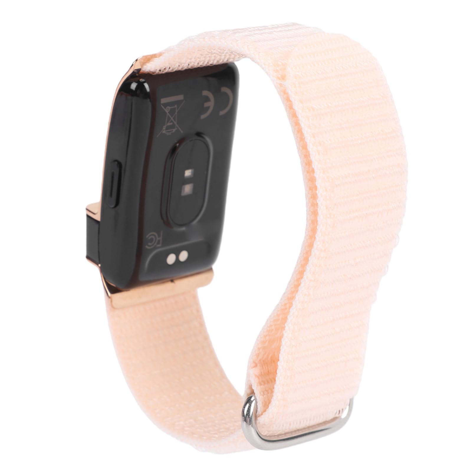 Fabater Braccialetto Intelligente Braccialetto Intelligente Monitoraggio Sanitario Avanzato IP68 Impermeabile per Atleti e Routine Quotidiana Nylon Elegante (#2)