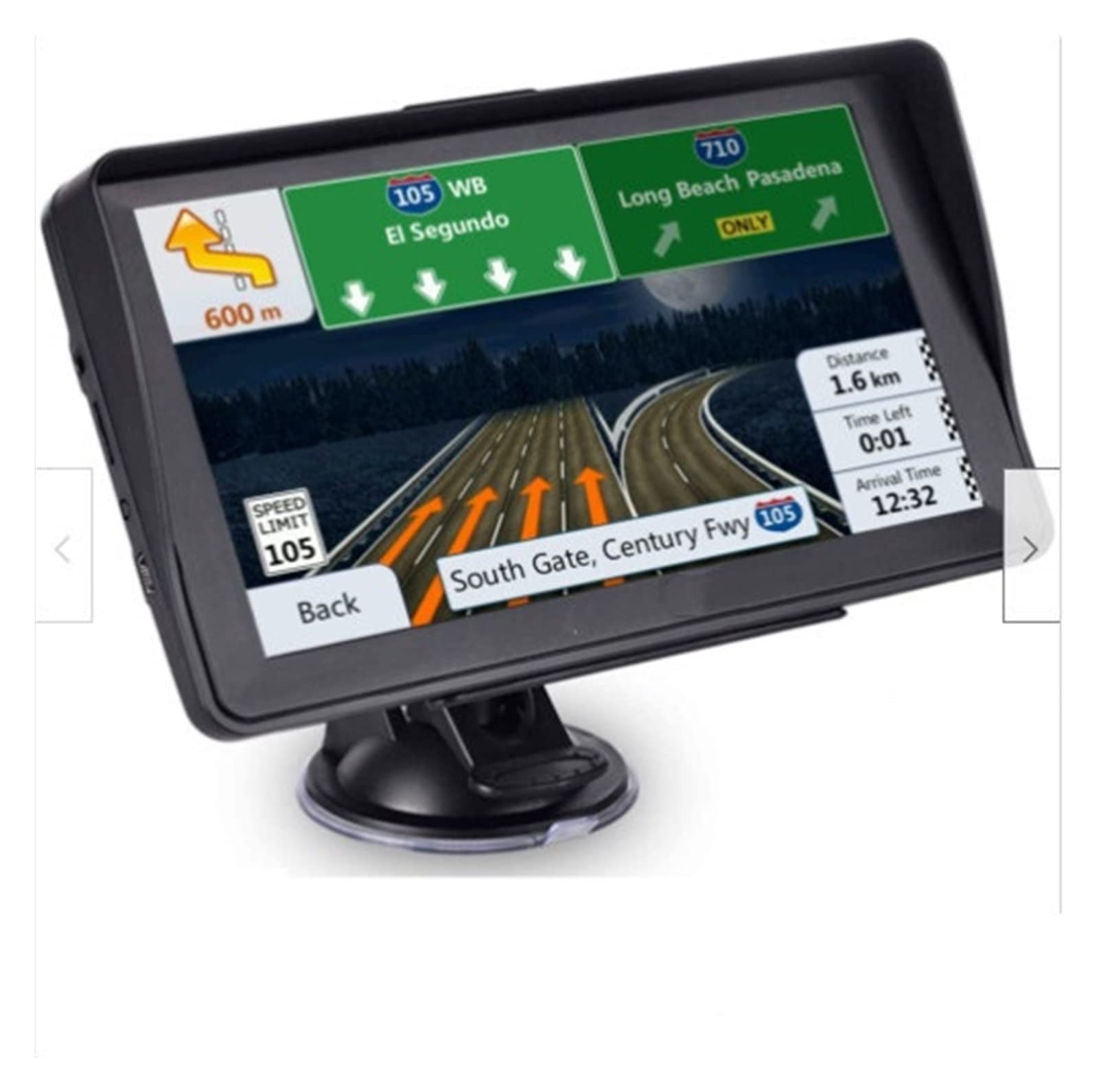 Navigatore GPS per auto, Navigatore GPS del camion da 7 pollici con mappa del touch screen europa Per auto, camion e camper(Android1g16g)