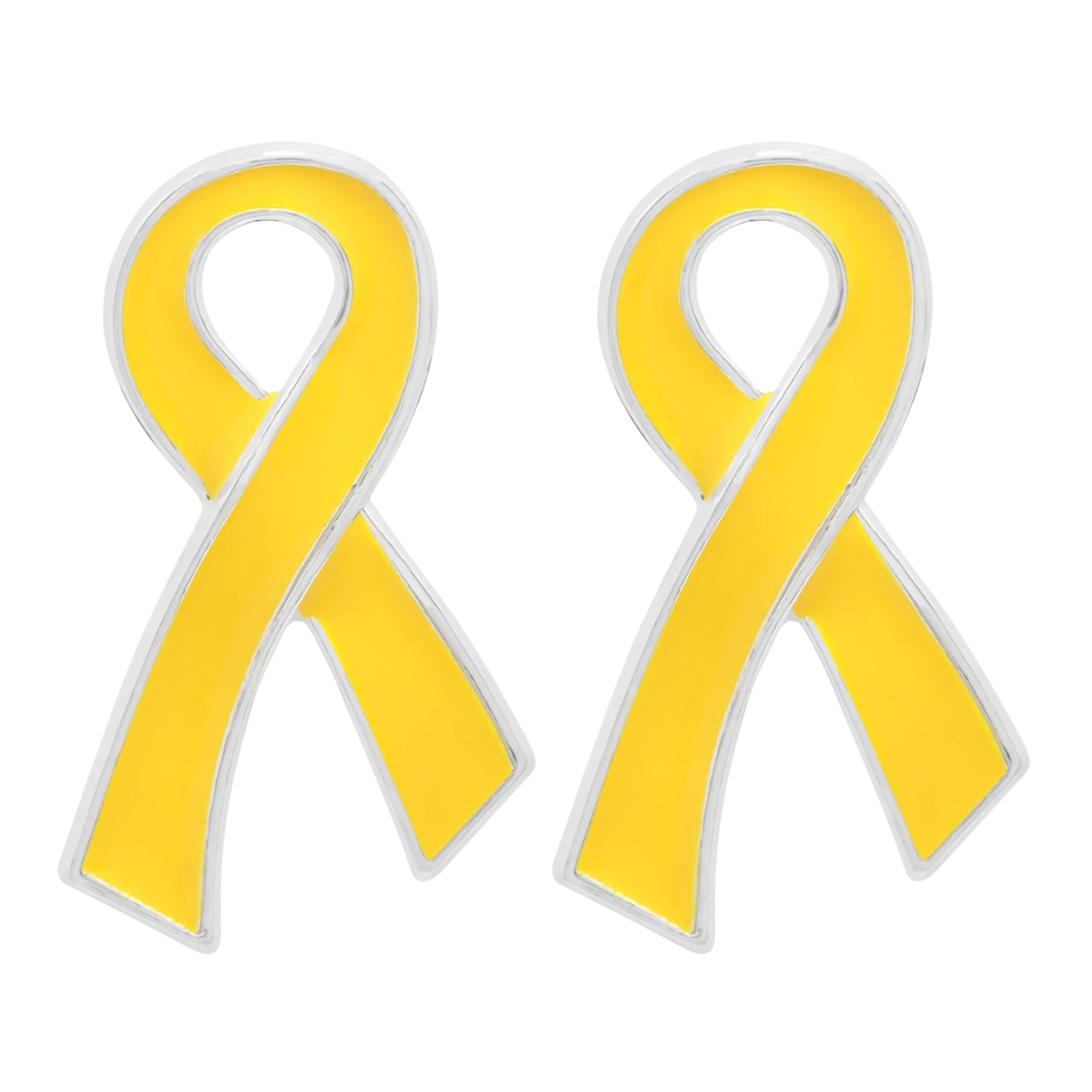 Ribbon Pins 1/5/25/100 for Cancer &amp; Disease Awareness - Various Causes - Bulk Quantities Available for Support Groups and Fundraising