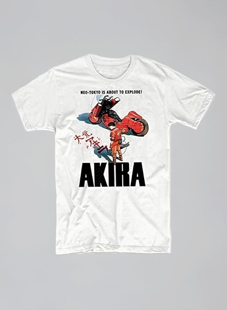 Amazon | Akira アキラ Tシャツ メンズ 夏服 半袖 綿100％ 丸襟