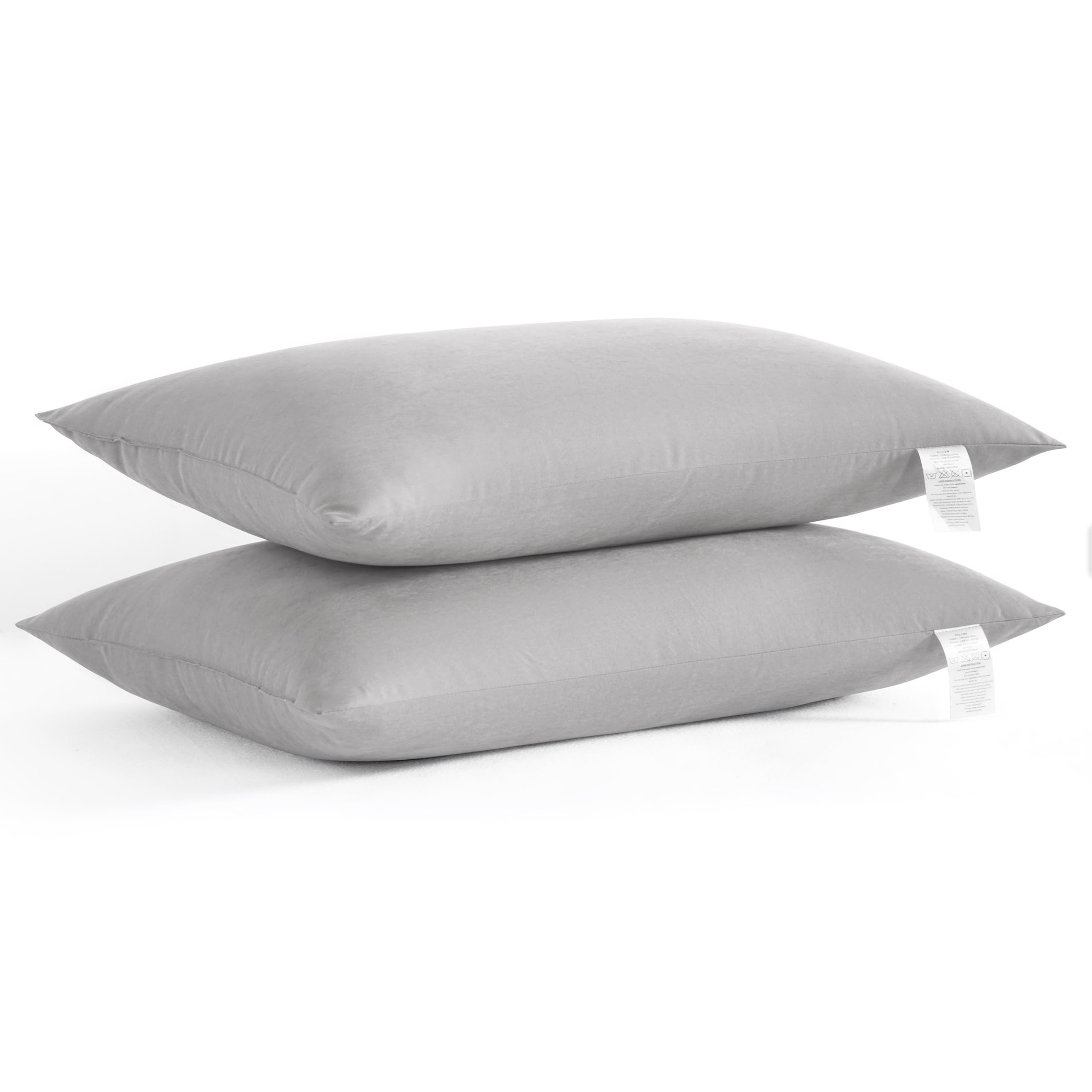 NTBAY Down Alternative Bed Pillows Queen Size Set of 2 Machine Washable Soft Pillow for Back Stomach or