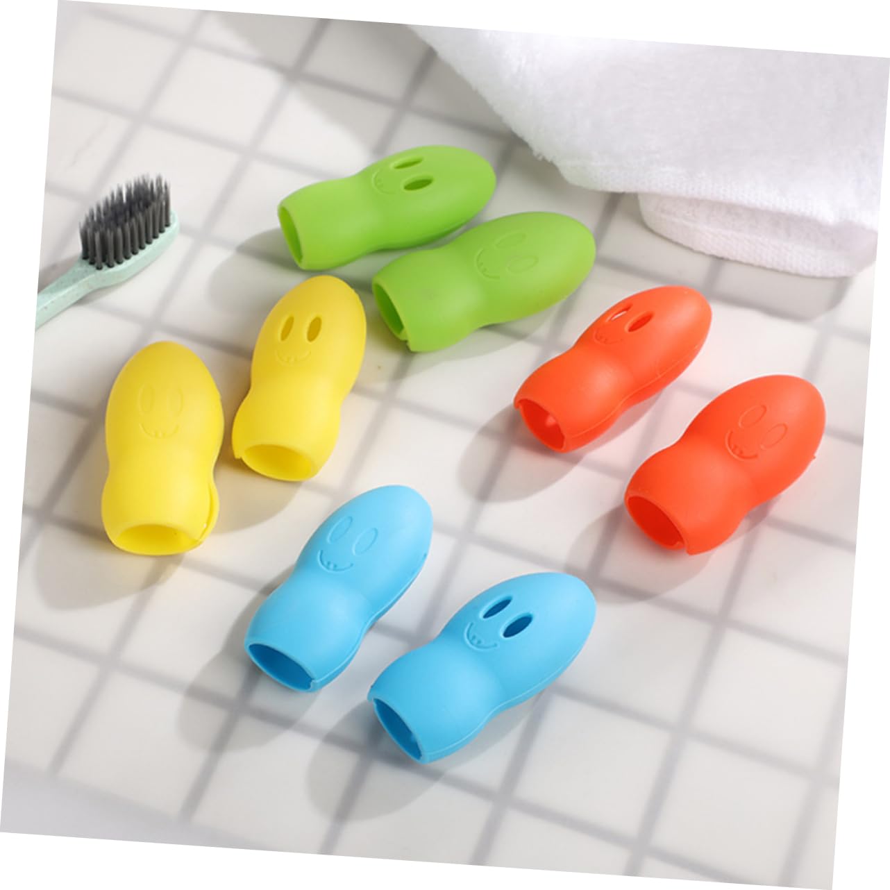VALICLUD 5 set Copri-Testina Per Spazzolino Da Denti Copri-Spazzolino Da Denti Piccolo Protettore Per Spazzolino Da Denti Copri-Spazzolino Da Viaggio 20 pezzi*5 Colore Casuale