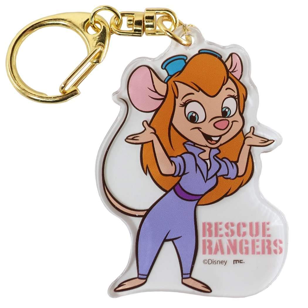 Amazon Com D Die Cut Acrylic Key Chain Key Rings Gadget Chip Dale Gift Toys Games