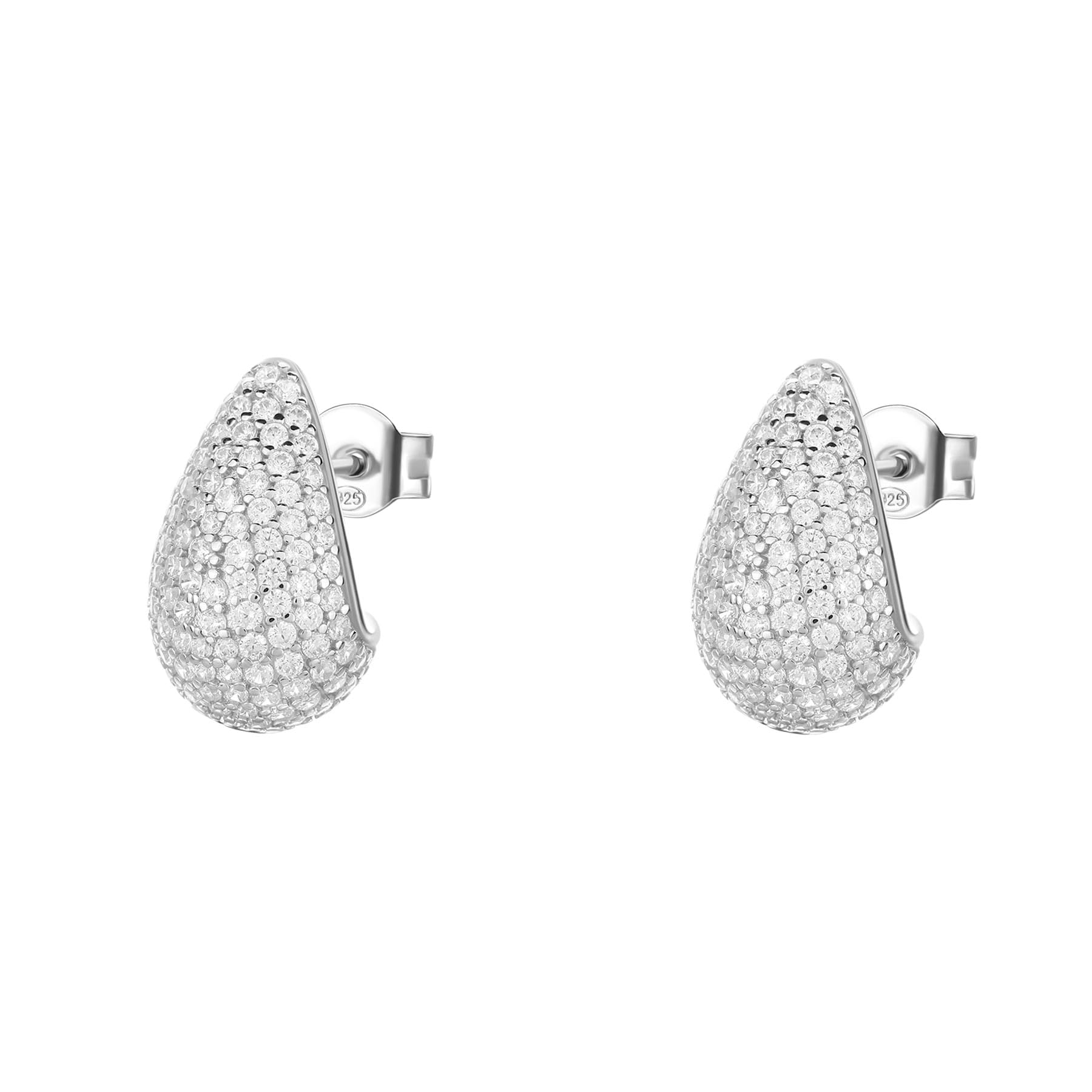 Brosway Orecchini Donna a Lobo in Argento | Orecchini A Lobo Con Infinite White | Collezione FANCY - FIW125
