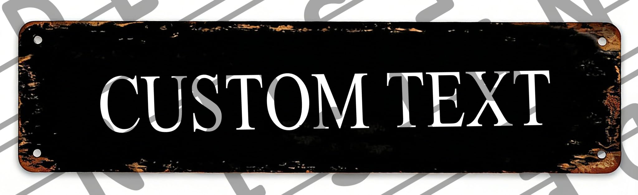 Nggbbdygb Black-137 Personalized 16X4 Metal Sign Custom Image Text Music Studio Band Room
