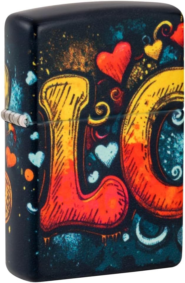 Encendedor Zippo grabado personalizado diseño amor miniatura 1