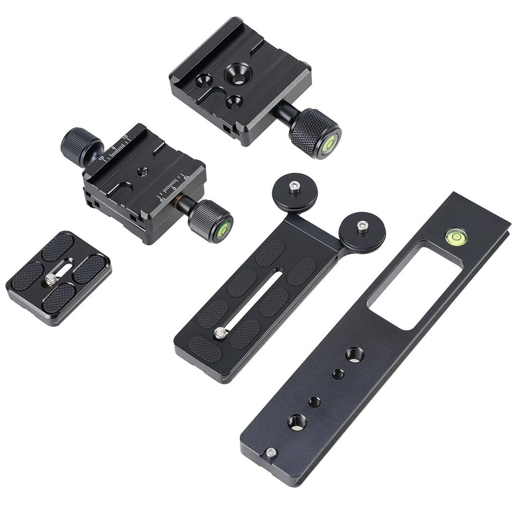 Teleobiettivo supporto livellamento staffa regolabile universale 38 mm piastra a sgancio rapido per fotocamera DSLR (design cavo)
