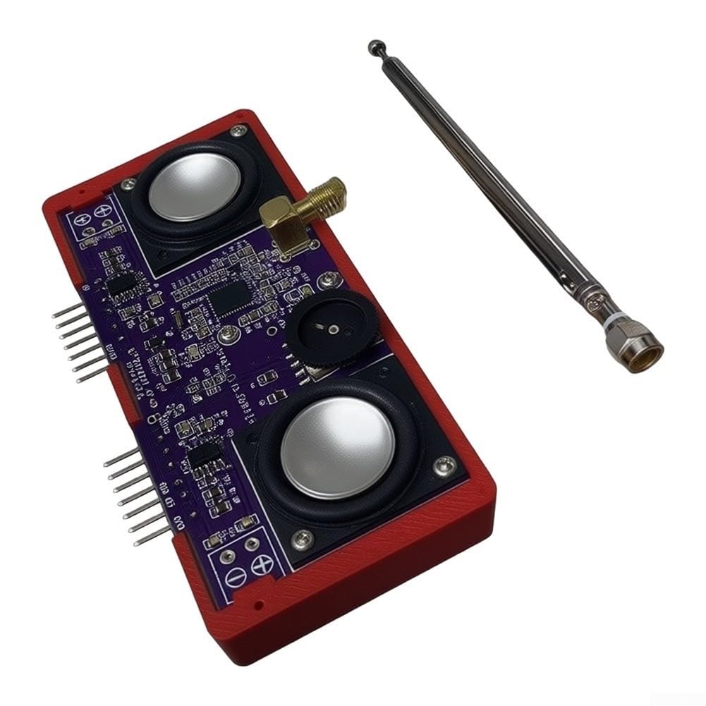 TEA5767 Componente radio FM per Flipper per zero – Ricevitore 76-108MHz con uscita audio 2W & estensione plug-and-play (senza shell)
