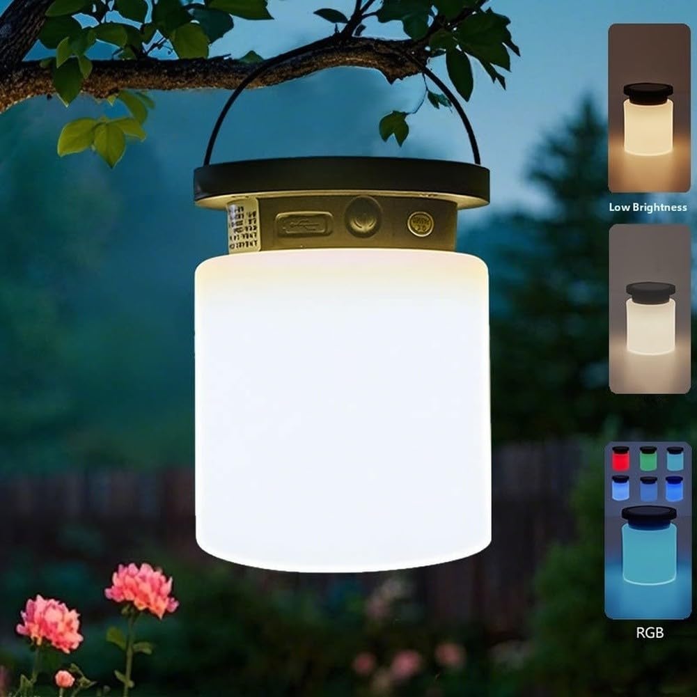 Lantern da per campeggio per solare USB Silicone 14cm Lantern