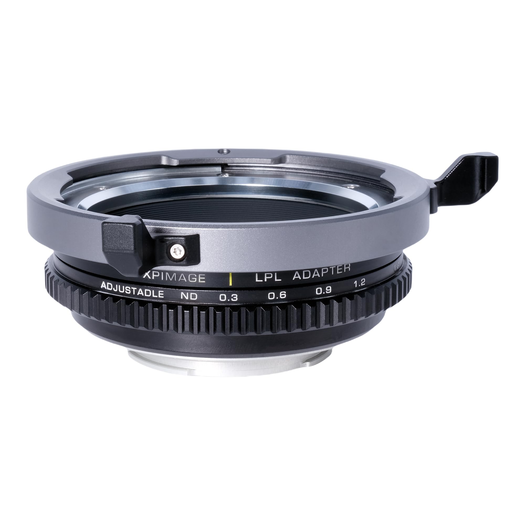 Lens Mount Adapter Ring with Adjustable ND Filter Compatible with LPL Cinema Lens to Sony E Camera A7M3 A7M4 Camcorder