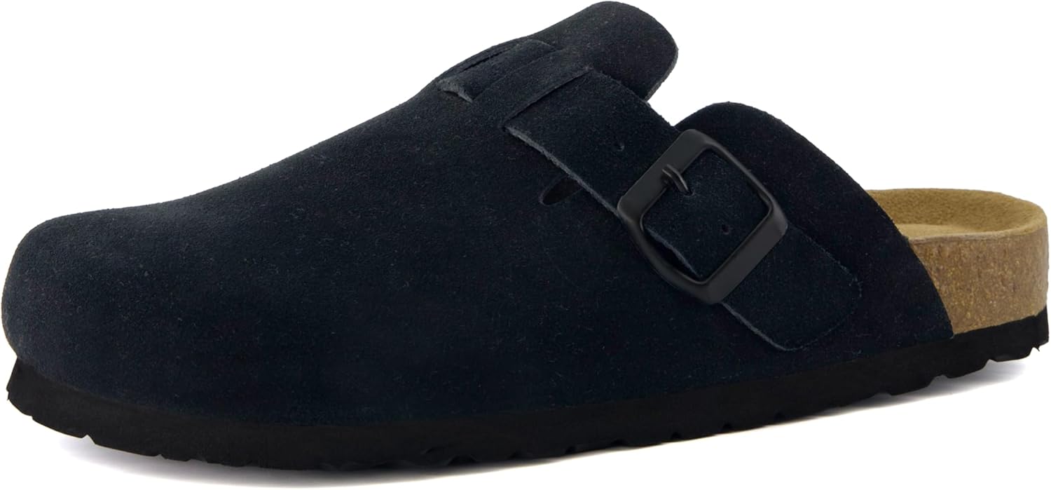CUSHIONAIRE Hana - Genuine Leather Suede Classic Clog Womens Shoes - Slip On Mule Comfortable Shoes for Women - Image 9