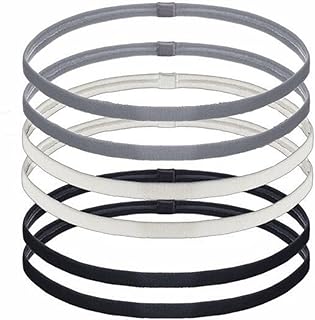 Faixa elástica de silicone para exercícios para exercícios de cabelo faixas de transpiração finas antiderrapantes elásticas esportivas para mulheres faixa de cabeça elástica esportiva antiderrapante faixa de suor fina faixa de cabelo faixa de suor