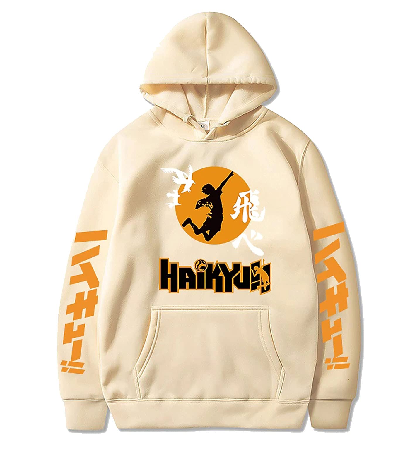 Back Haikyuu Karasuno Hoodie Anime Haikyuu Graphic Hoodie