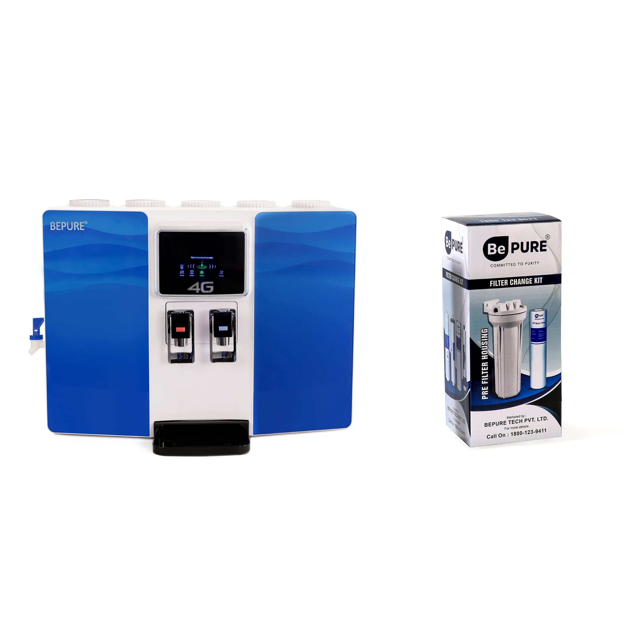 BePURE Filter Kit for Bepure 4G & BLU - Alkaline Water -1 BePURE Filter Kit for Bepure 4G & BLU - Alkaline Water -1