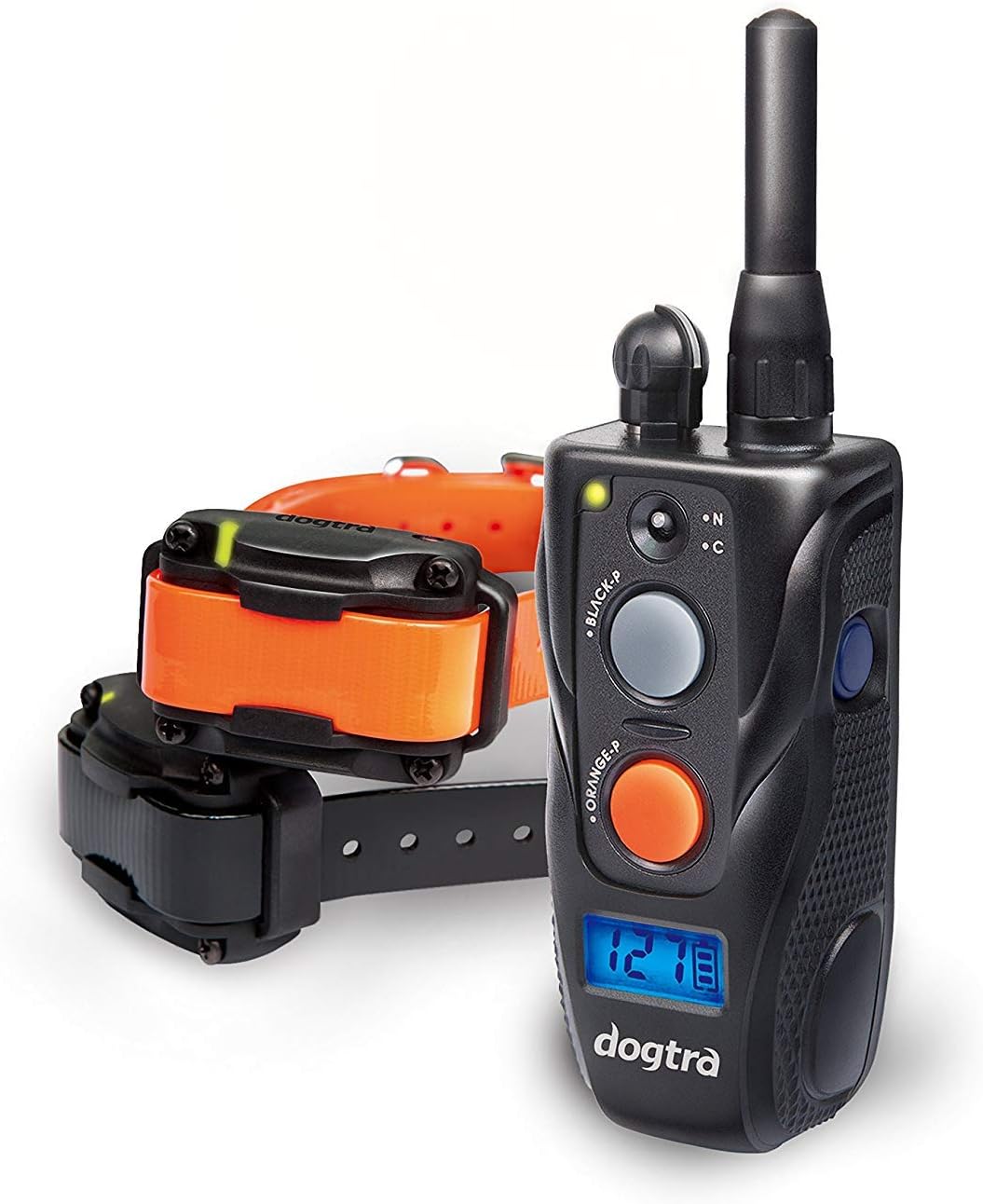 Dogtra 282C Remote Training E-Collar for 2 Dogs - 1/2 Mile Range, Waterproof, Electric Dog Collar for Obedience Training of Small to Medium Dogs, 127 Static Stimulation Levels, Vibration, Rechargeable