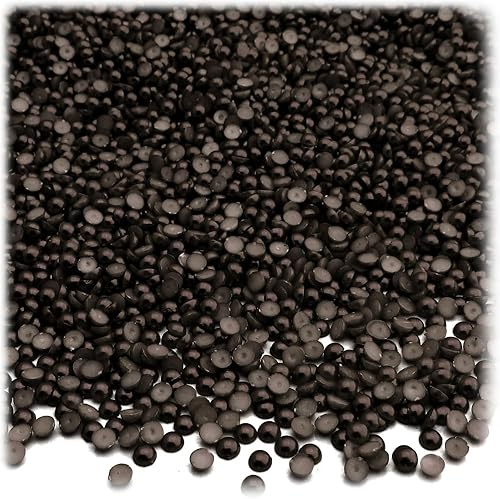 Miniatura 2 de 288 cuentas de media cúpula con acabado perlado, redondas, 0.157 in, marrón cobre rústico