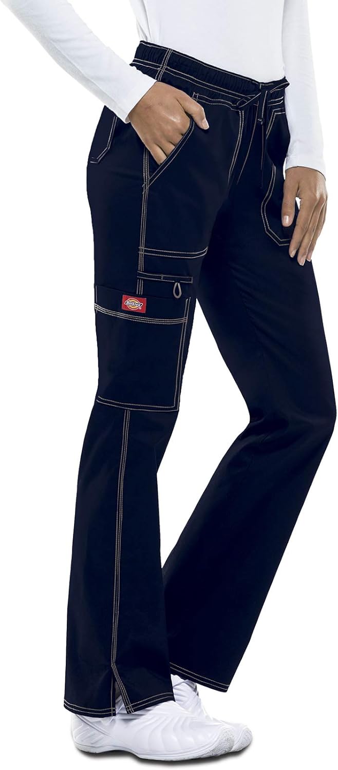 Dickies Gen Flex Women Scrubs Pant Low Rise Straight Leg