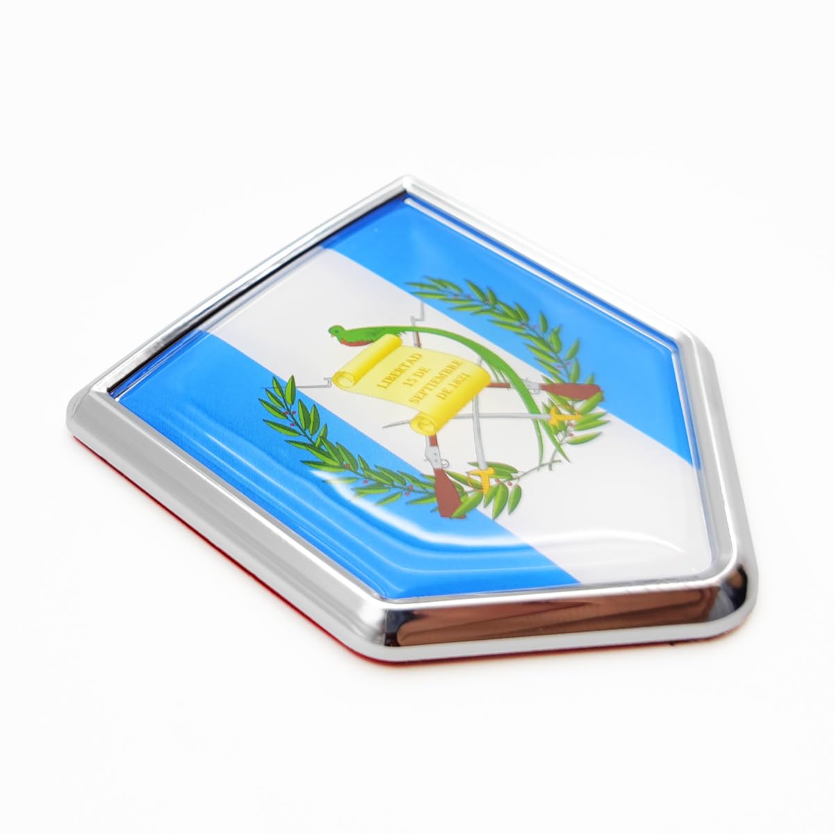 Emblema cromado de Guatemala para parachoques de coche, pack de 2 calcomanías Overdecor 6