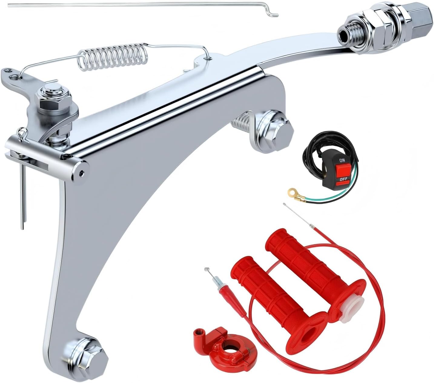 Mini Bike Throttle Control Linkage Bracket Kit Compatible with Predator 212 224cc 196cc GX160 GX200 Coleman CT200U BT200X CT200U-EX Baja MB200 Axis M200 Minibike Go Kart Parts