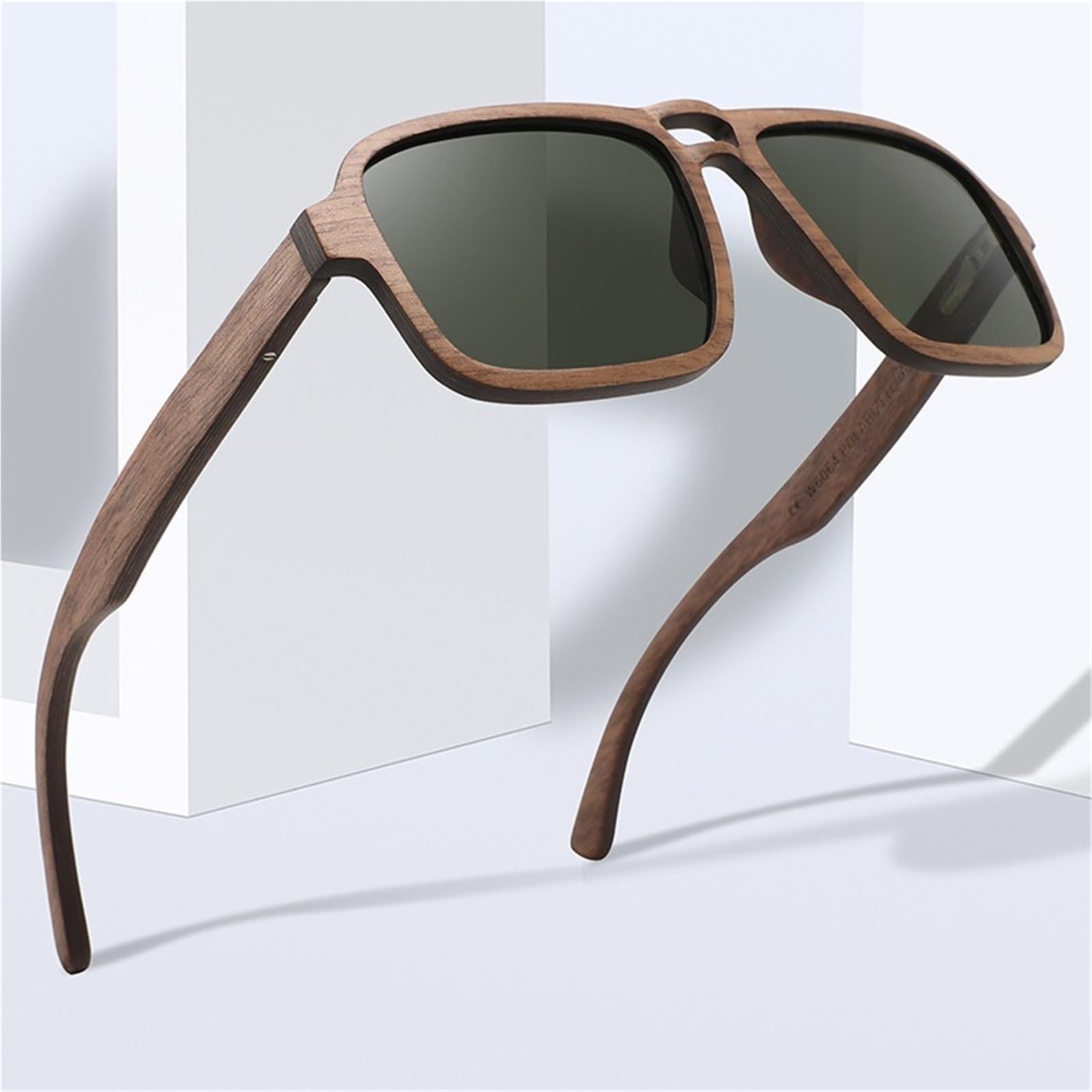 Occhiali Da Sole Retrò In Bambù E Legno Con Montatura Grande For Uomo E Donna, Alla For Le Vacanze Di Pendolarismo All'aperto