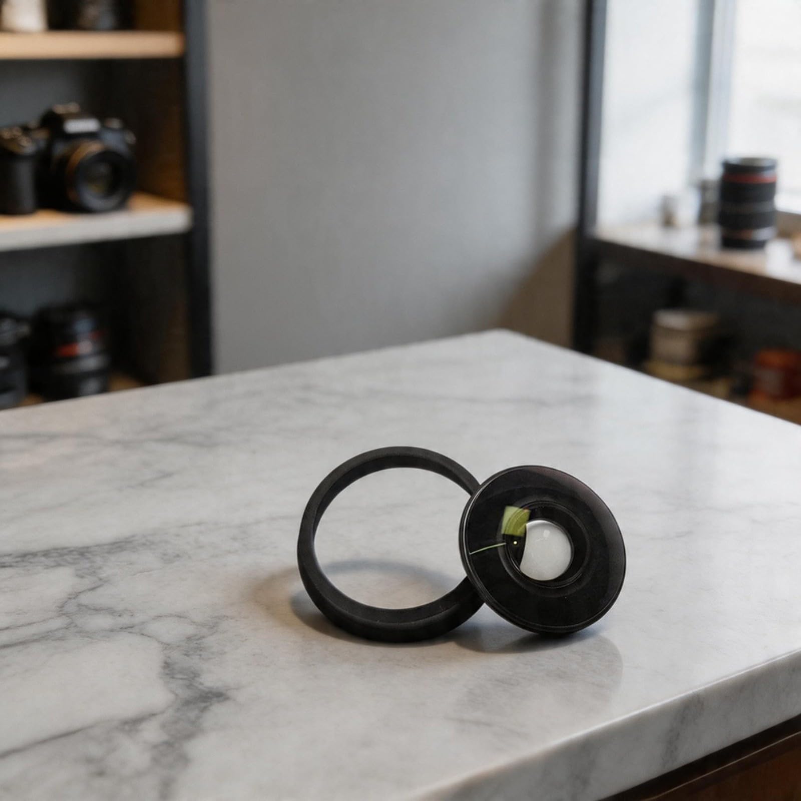 Lente in vetro ottico per action camera Insta360 X3, obiettivo di ricambio di precisione con anello, copertura protettiva compatta da 2,25 cm per riparazione