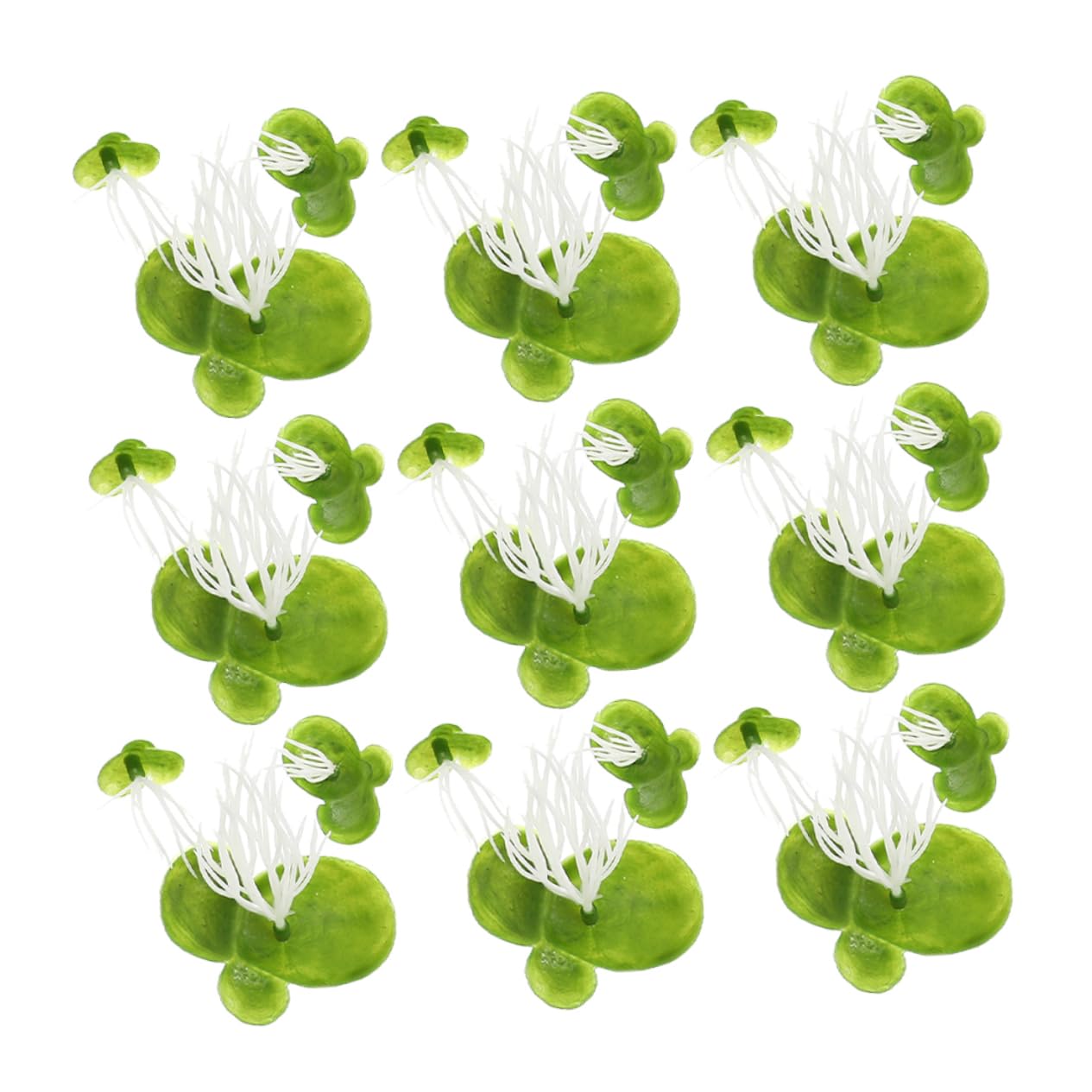 Toddmomy 5ensembles Plantes Flottantes Simulées pour Aquarium Décoration Plastique De Faux Canards pour Aquatique Naturel