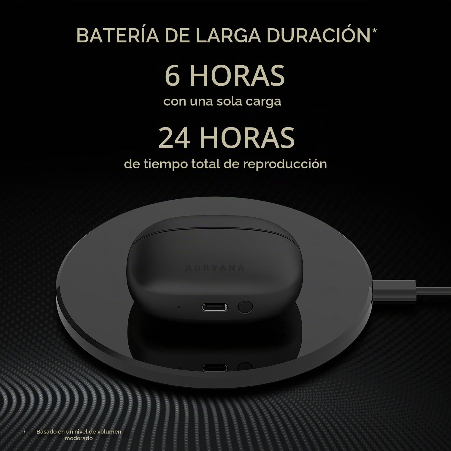 CREATIVE Aurvana Ace Auriculares True Wireless Ligeros e Impermeables con Controlador xMEMS, aptX Adaptive y Bluetooth LE Audio, ANC, Modo Ambiente, IPX5, hasta 24 Horas de Duración de la Batería