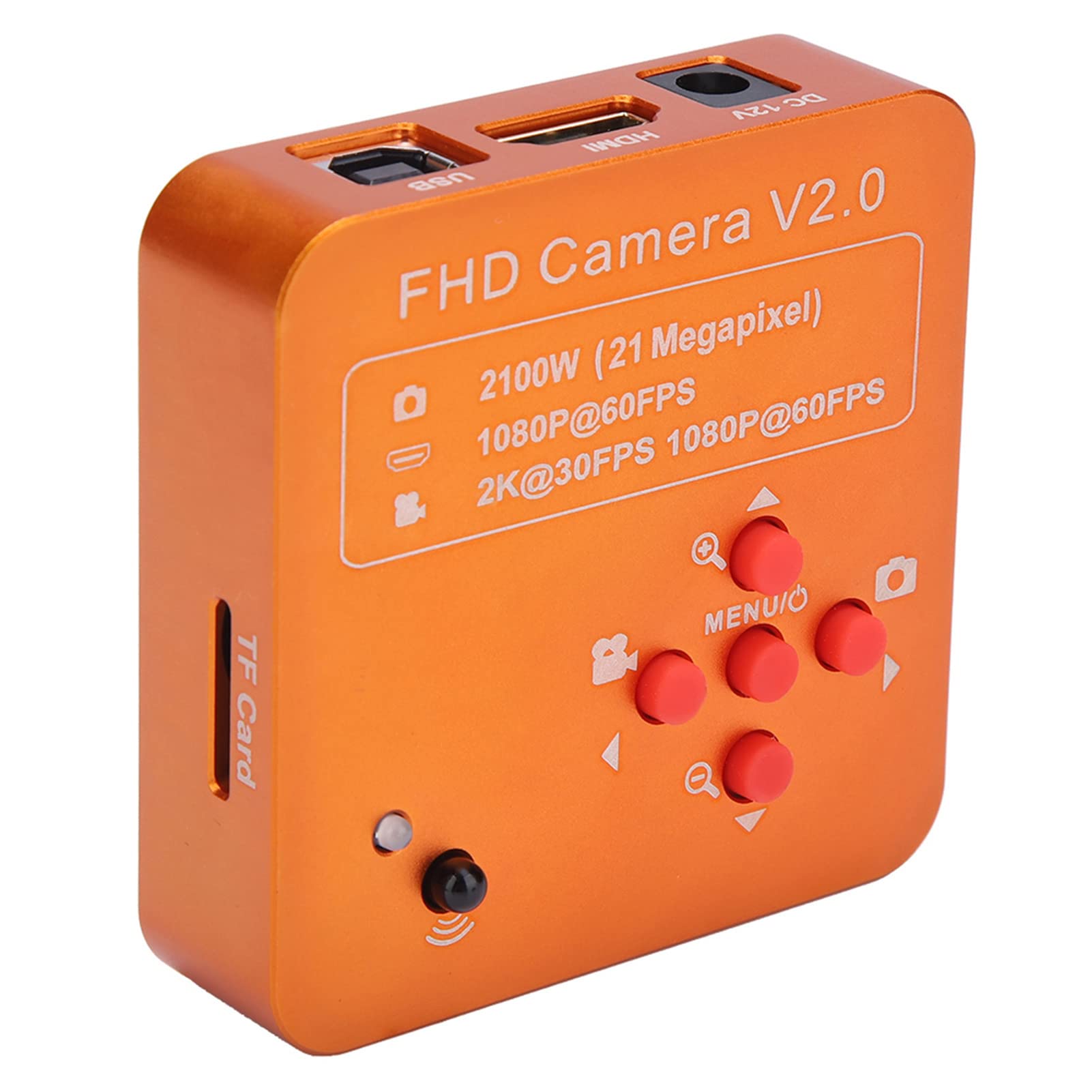 21MP HDMI USB C-Mount Industrie Mikroskop Kamera Set 2K 1080P HD Videokamera kp-2100 EU-Stecker 220V 1.335um x 1.335um