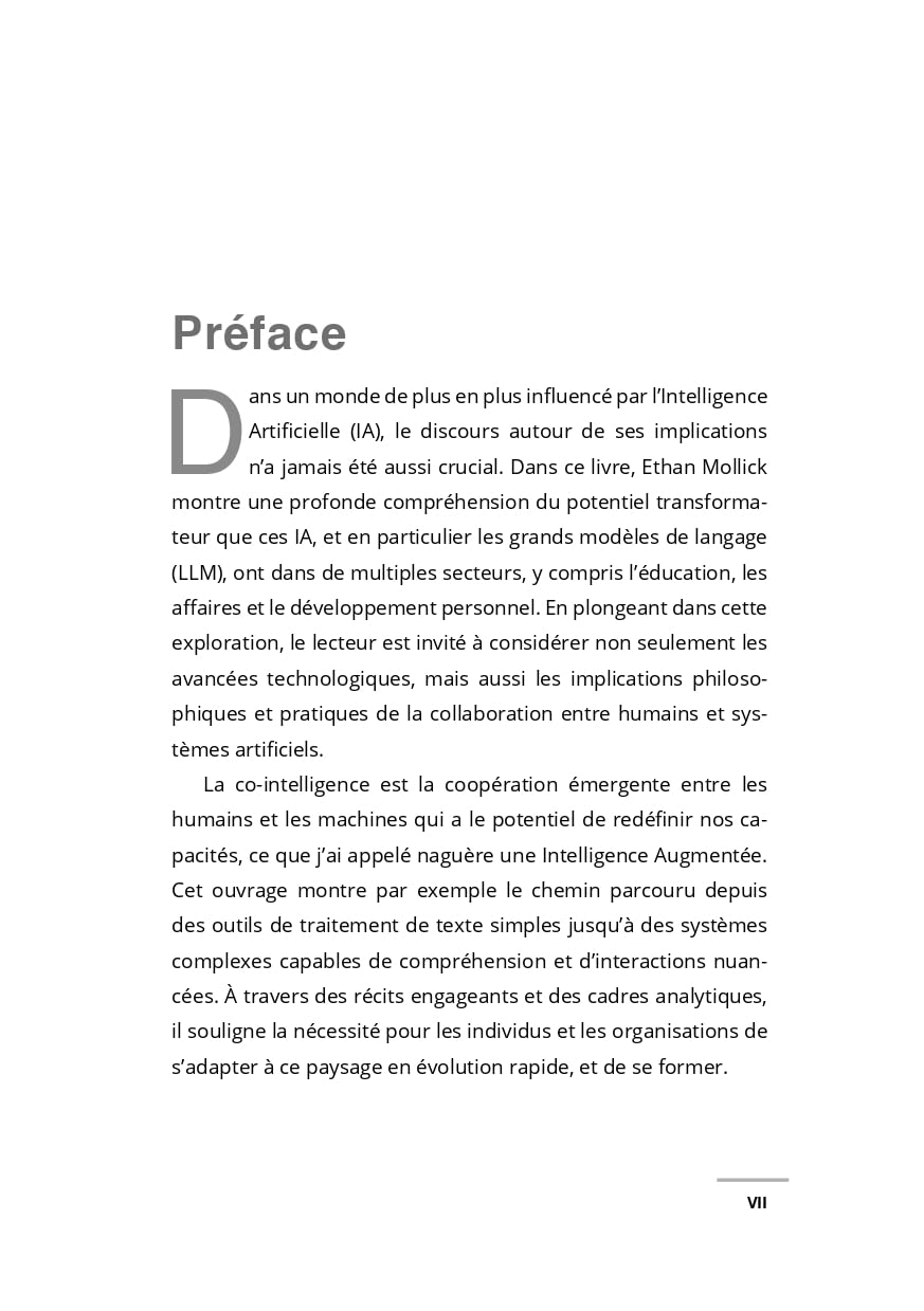 Co-intelligence - Vivre et travailler avec l'IA : machine learning, best-seller, ia, intelligence artificielle, enjeux de l'ia, découvrir l'ia, chatgpt, découvrir le fonctionnement de l'ia