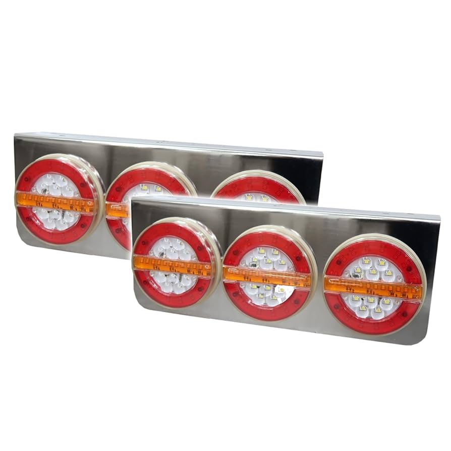 Amazon | 【WNJAPAN】3連 トラックテールランプ フルLED LED