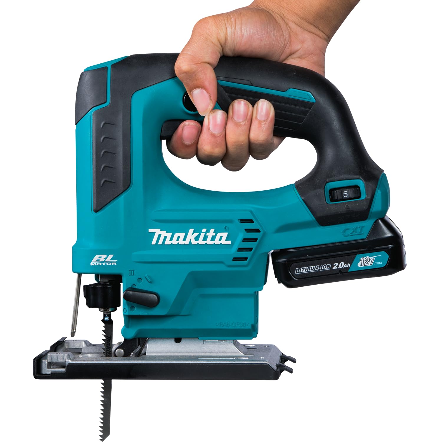 Sierra de calar Makita JV103DZ, 12V sin baterías ni cargador