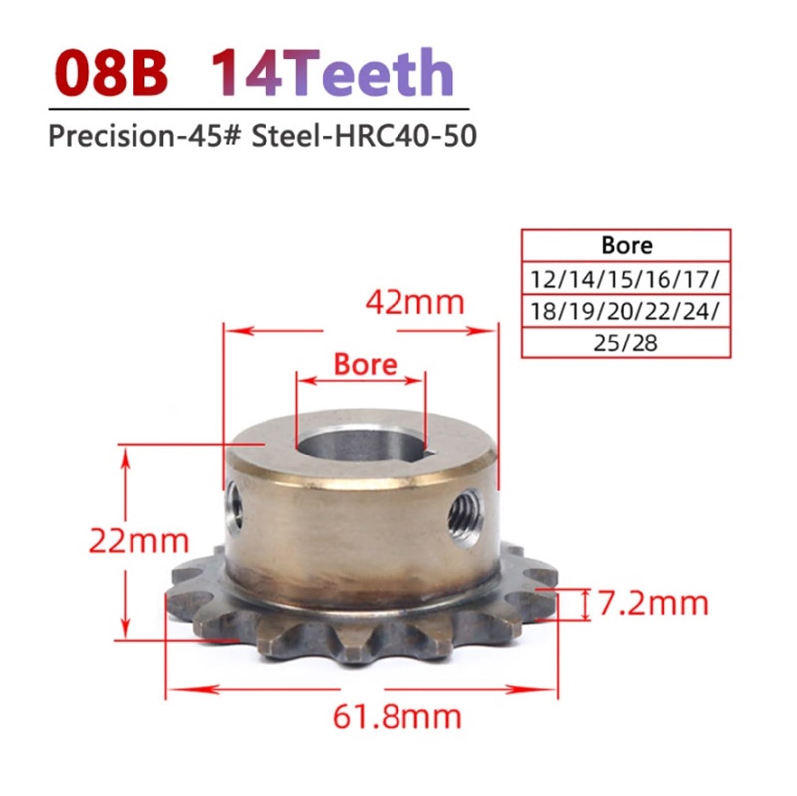 Bevel Gear Pinion Hardware Mechanical 2pcs 152A 0.4M Copper Pinion 15 Tooth OD=6.8mm Shaft Hole 1.98mm Metal Motor Gears