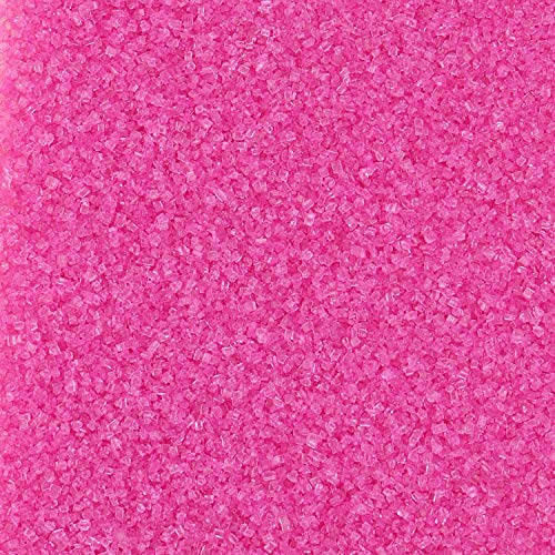 Hobbyland Natural Colored Sanding Sugar Crystals (Pink Sugar) Made With Natural Food Coloring, Handcrafted Color, Decorating Sugar Crystals, The Shade Of Pink Varies. #TOP4