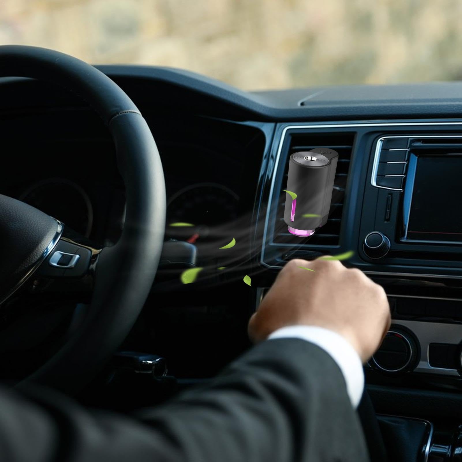 Deodorante Auto Intelligente Ricaricabile – Diffusore Per Uscita Aria Con 3 Modalità, Aromaterapia USB - 4