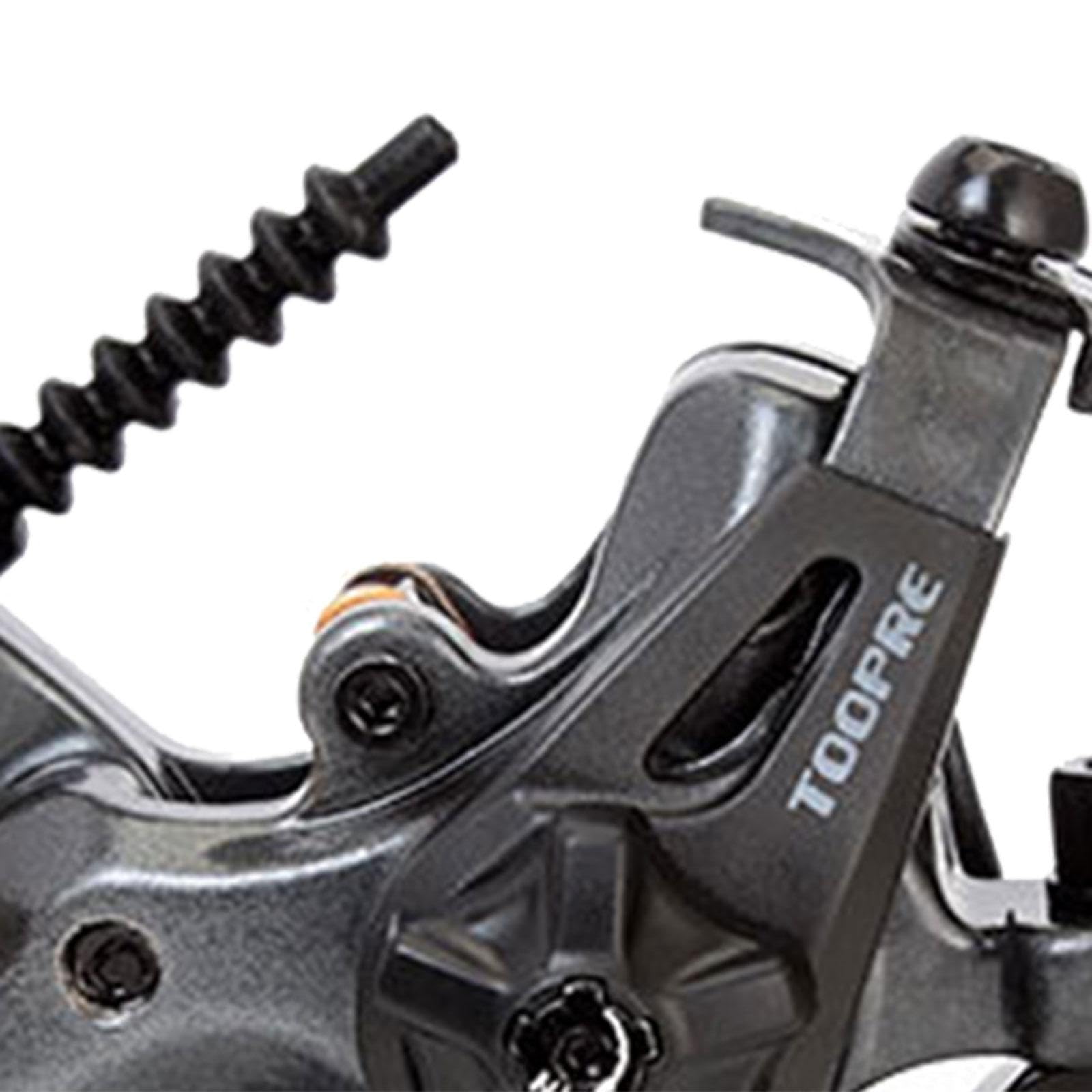 Homyl 2 Stück Fahrrad Scheibenbremse Mountainbike Mechanische Bremssattel Doppelt Kolben Bremszubehör Aluminium Ersatz für Straßenrad Reparatur Fahrradpfleg