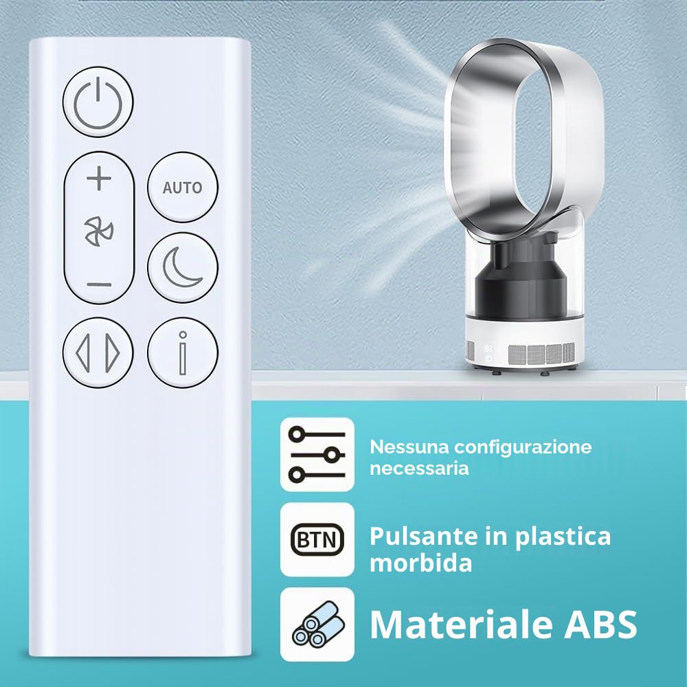Telecomando di ricambio per Dyson Purifier Cool Gen1 TP10 (bianco)