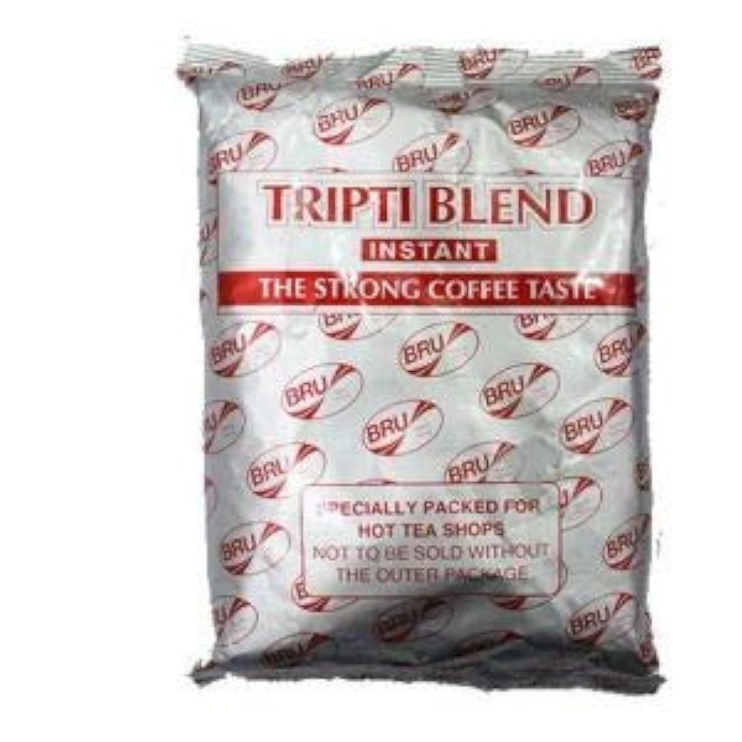 pmw - Bru Tripthi Blend Ground, Plain, Packet - 200 Gram - Hotel Pack - Retail Pack - 1 Sachet|Coffee