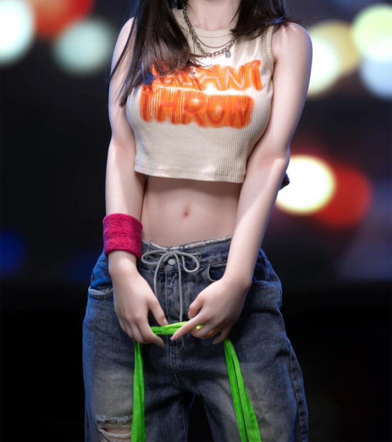 Sex Doll Head, Full Size Sex Doll for Men, 29LB TPE Life Size Love Dolls Full Body with Soft Breast, TPE Adult Toys Female torso Real Body for Men US Stock