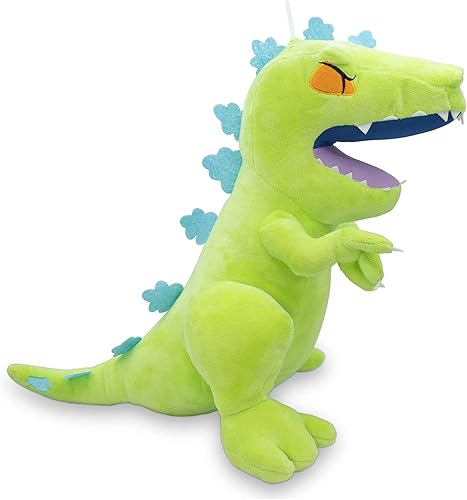 Miniatura 2 de Nickelodeon Rugrats Reptar - Peluche de personaje de 15 pulgadas, peluches suaves y lindos y grandes, regalos de dibujos animados y coleccionables,