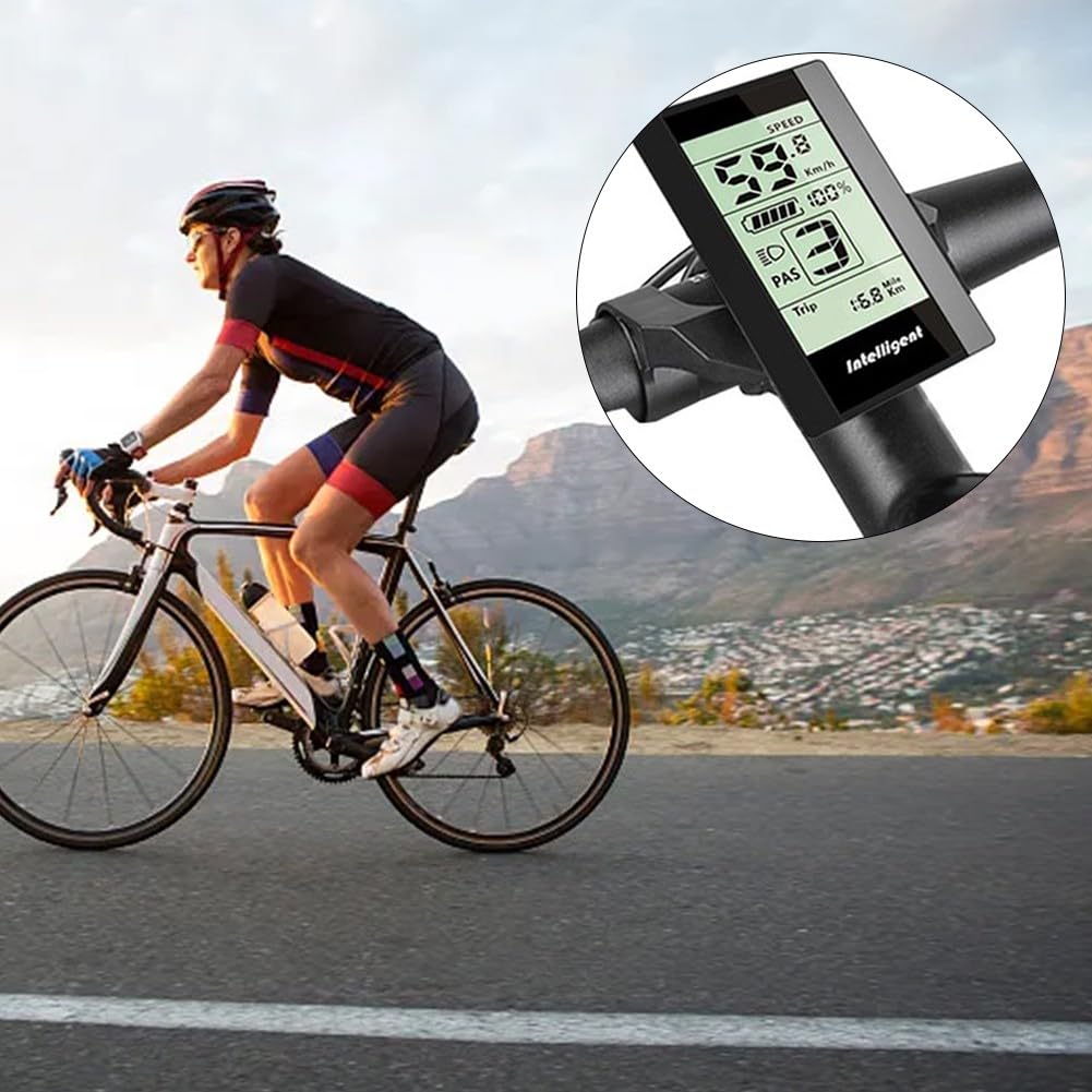 Schermo LCD per bicicletta elettrica 800S per Bafang BBS01 BBS02 HD Motore centrale schermo verticale