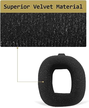 Comfort Velour Ear Pads Compatible with Astro A40 TR Headset