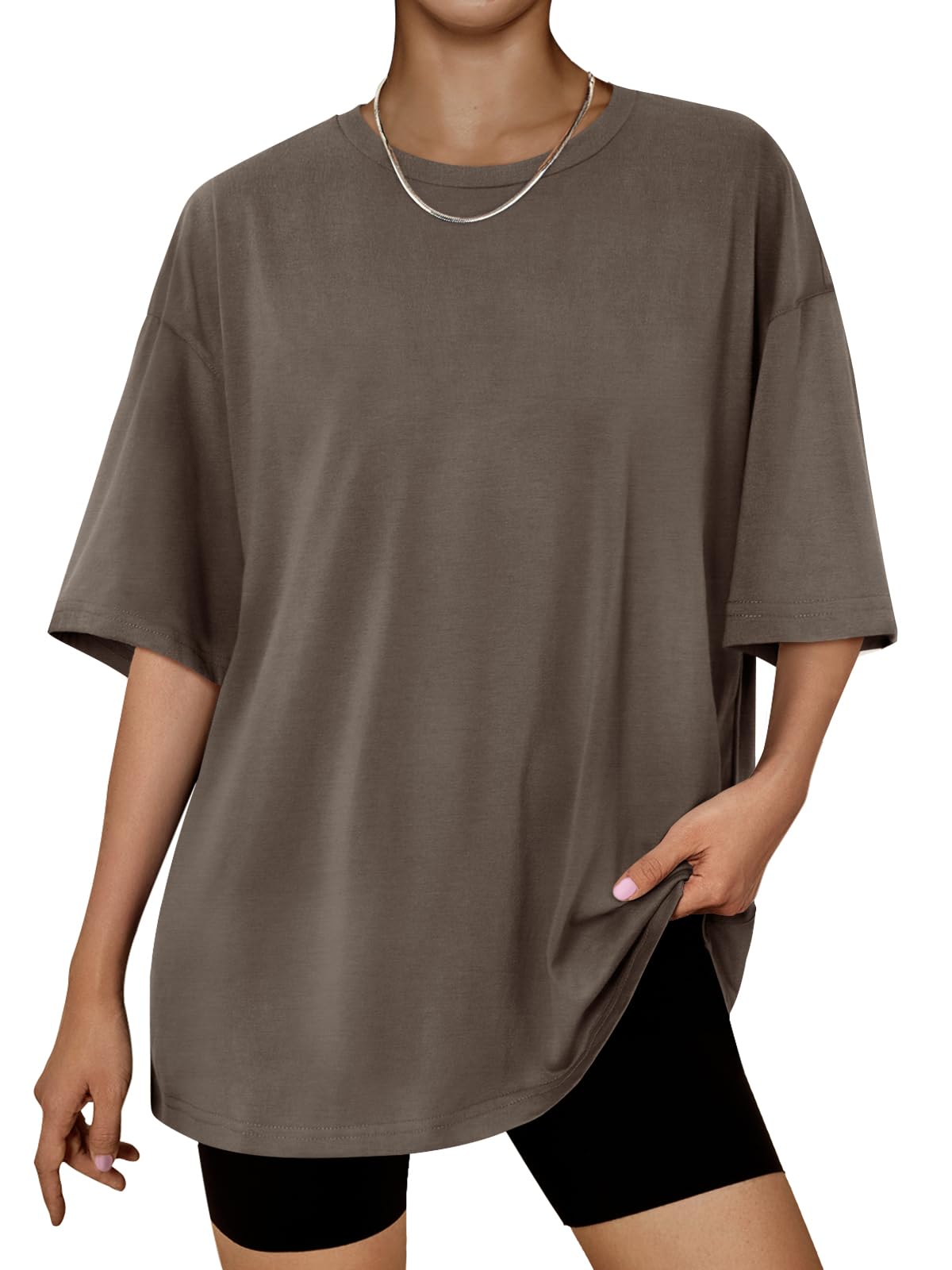 Trendy QueenWomens Oversized Summer T Shirts Plus Size Batwing Cute Casual Tops Short Sleeves Fashion Workout ClothesOEKO-TEX STANDARD 100