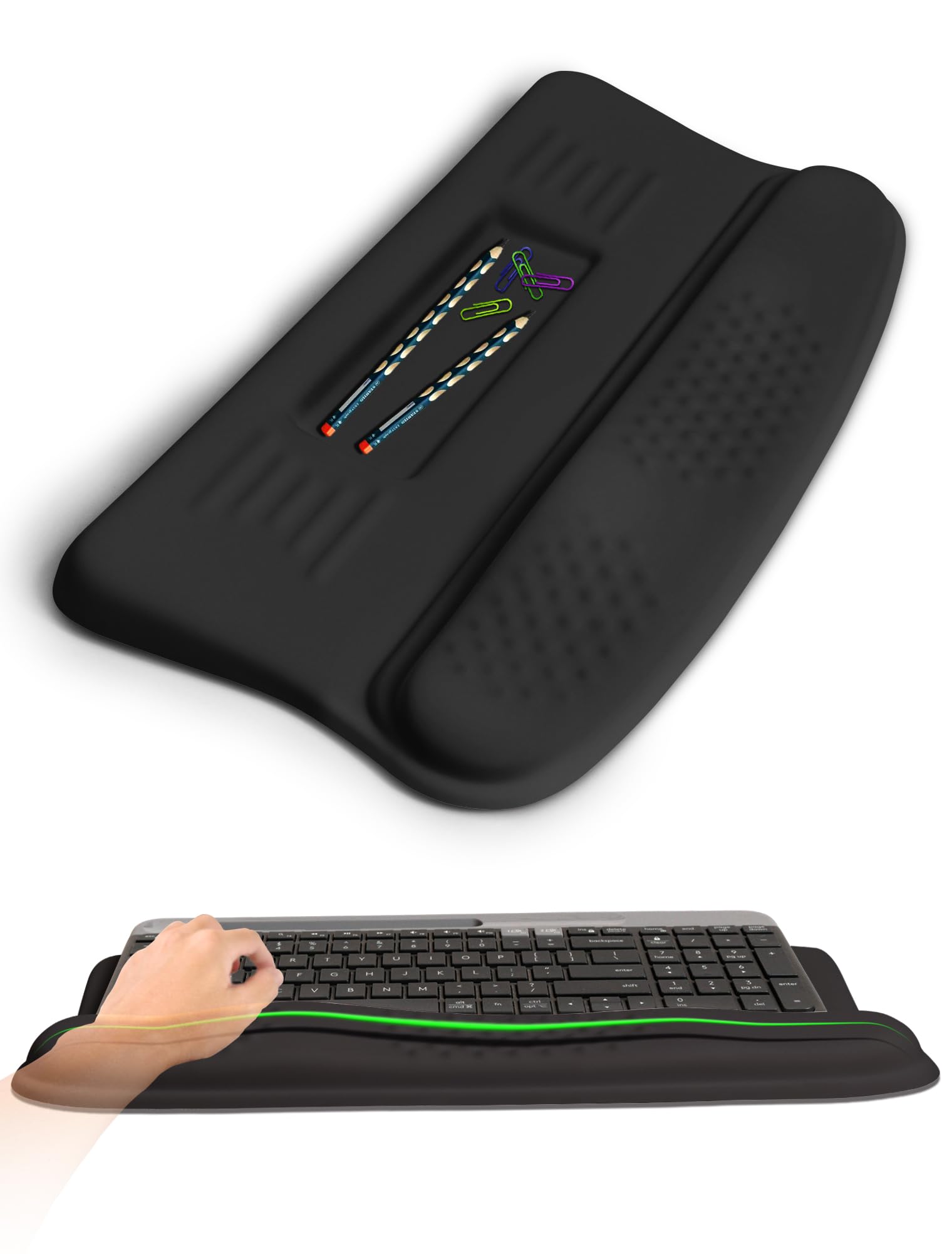 KUOSGM Ergonomic Wave Wrist Rest