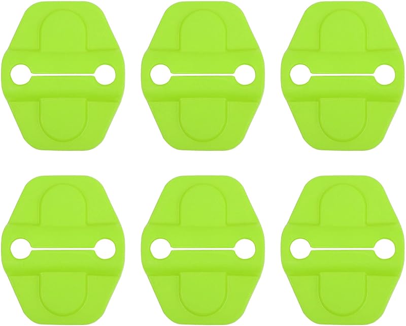 Acabamento dos Trincos das Portas e Tampa Traseira Savadicar Verde para Jeep Wrangler JL JLU 4XE e Gladiator JT 2018 em diante – 6 peças
