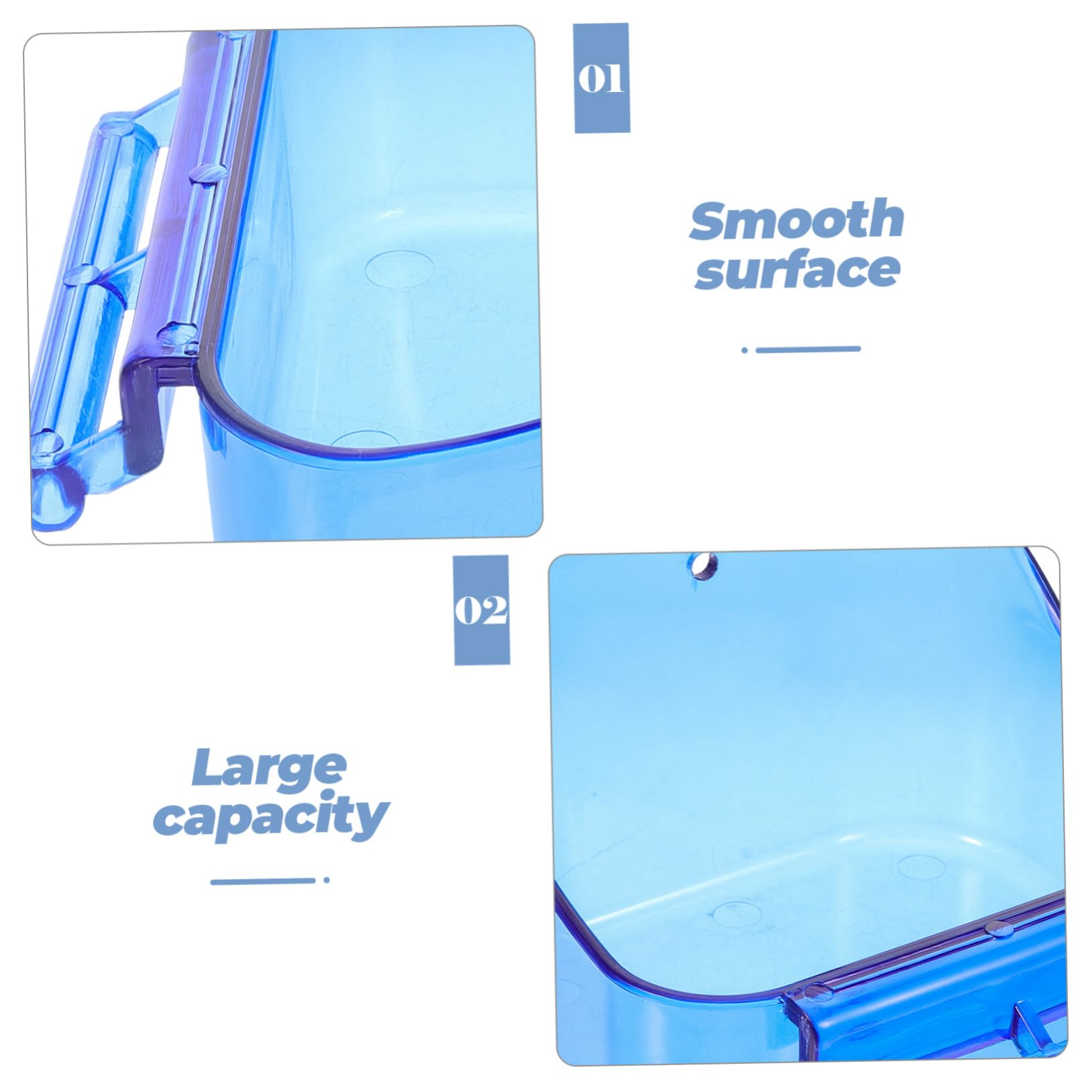 BESPORTBLE 4pezzi Bagno Per Uccelli Vasca Per Pappagalli e Uccelli Di Piccole Accessorio Per Gabbia Facile Da Installare